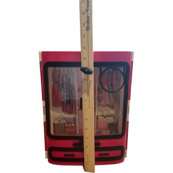 Barbie Fashionista Closet Pink Portable Carry Case 2015 - Picture 11 of 11